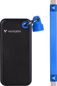 Dysk zewnętrzny SSD Verbatim Pocket 1TB Czarno-niebieski (32191) 1