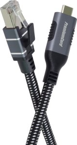 PremiumCord PremiumCord Ethernetový kabel USB-C na LAN RJ45 10/100/1000, 2m 5