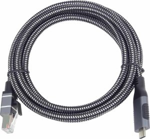 PremiumCord PremiumCord Ethernetový kabel USB-C na LAN RJ45 10/100/1000, 2m 6