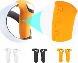 HiFylux 2x Futerał Pokrowiec Silikonowy Etui Ochronne Na Kontroler Do Sony Playstation Ps Vr2 /  Ps-pf34-d 9