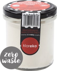 Klareko Klareko, Fenomenalny Mus Czyszczący ZeroWaste, Piernikowy, słoik 300 g 1