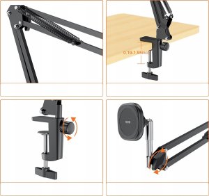 Statyw VRIG Statyw Ramię Wysięgnik Uchwyt Magnes Magnetyczny Magsafe - Telefon Smartfon / Mg-09 4