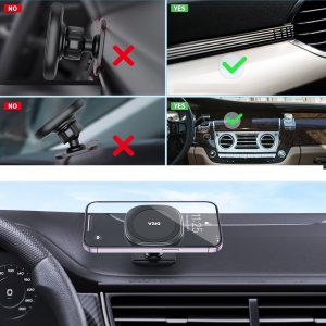 VRIG Uchwyt Samochód Magnetyczny Magnes Przylepiec Magsafe Do Telefonu Telefon / Mg-06 5