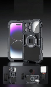 VRIG Obudowa Ramka Case Klatka Obudowa 3x Iso 10x 1/4"" Do Iphone 14 Pro Max / A0082 3