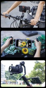 VRIG Obudowa Ramka Case Klatka Obudowa 3x Iso 10x 1/4"" Do Iphone 14 Pro Max / A0082 4