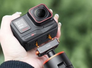 VRIG Adapter Uchwyt Mocowanie Na Gwint 1/4"" + System Gopro Do Insta360 Ace Pro / Ac07 / A0106 6