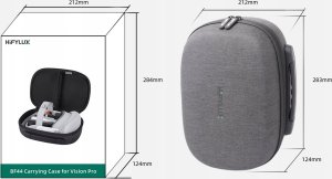 Pokrowiec HiFylux Futerał Etui Pokrowiec Case Walizka Na Okulary Gogle Vr Apple Vision Pro / Ap-bf44-d 9