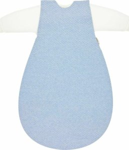 Alvi ALVI Baby-Mäxchen, Śpiworek - tkanina specjalna - 3-częsciowy Quilt aqua 56/62 2