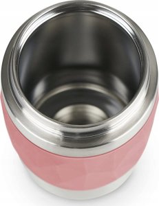 Emsa Emsa TRAVEL MUG Compact thermal mug (coral/stainless steel, 0.3 liters, screw cap) 3