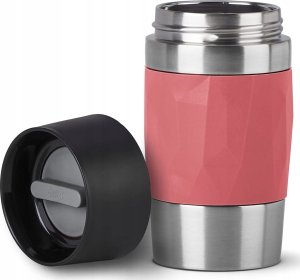 Emsa Emsa TRAVEL MUG Compact thermal mug (coral/stainless steel, 0.3 liters, screw cap) 4