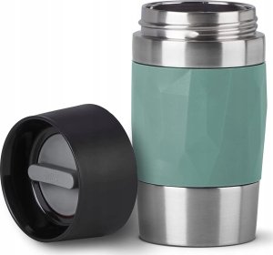 Emsa Emsa TRAVEL MUG Compact thermal mug (petrol/stainless steel, 0.3 liters, screw cap) 2