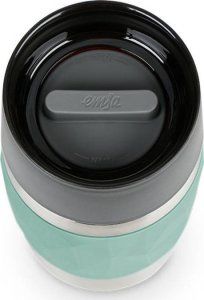 Emsa Emsa TRAVEL MUG Compact thermal mug (petrol/stainless steel, 0.3 liters, screw cap) 3