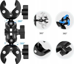 Selfie stick Puluz Imadło Magic Arm Kij Selfie Uchwyt Na Rower Motor Do Kamery Aparatu Telefon / Pu495b 6