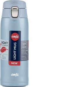 Emsa Emsa TRAVEL MUG light thermal mug (light blue, 0.4 liters, flip lid) 2