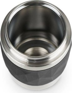 Emsa TRAVEL MUG Compact thermal mug (black/stainless steel, 0.3 liters, screw cap) 22