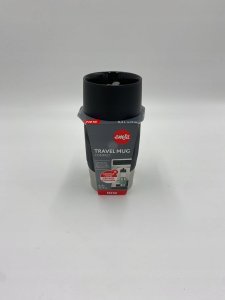 Emsa TRAVEL MUG Compact thermal mug (black/stainless steel, 0.3 liters, screw cap) 25