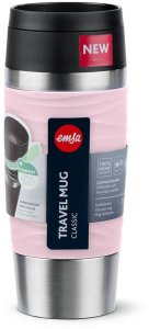 Emsa TRAVEL MUG Waves thermal mug (light pink/stainless steel, 0.36 liters) 4