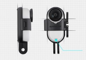 SunnyLife Ramka Obudowa Frame Mount Uchwyt Mocowanie Do Insta360 Insta 360 Go 3 / Go 3s / Zj843 11