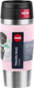 Emsa Emsa TRAVEL MUG Classic thermal mug (light pink/stainless steel, 0.36 liters) 2