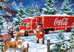 Schmidt Spiele Coca Cola: Christmas Truck Puzzle (1000 pieces) 2