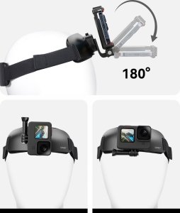 Ulanzi Head Mount Opaska Na Głowę Ulanzi Cm027 Do Gopro Sjcam Xiaomi Dji + Telefon / Cm027 11