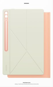Etui na tablet Samsung Samsung EF-BX910POEGWW Tab S10 Ultra / S9 Ultra Smart Book Cover pomarańczowy 11