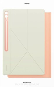 Etui na tablet Samsung Samsung EF-BX910POEGWW Tab S10 Ultra / S9 Ultra Smart Book Cover pomarańczowy 10