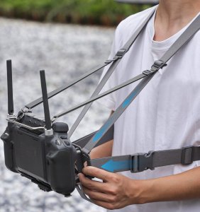 SunnyLife Szelki Uchwyt Pasek Na Szyję Ramię Chest Mount Do Pilota Drona Dji Rc Plus / Zj844-d 11