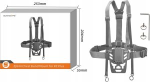 SunnyLife Szelki Uchwyt Pasek Na Szyję Ramię Chest Mount Do Pilota Drona Dji Rc Plus / Zj844-d 13