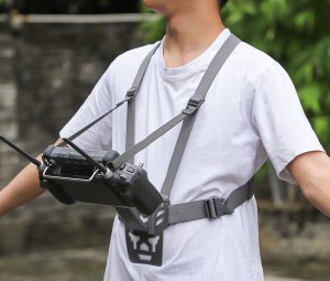 SunnyLife Szelki Uchwyt Pasek Na Szyję Ramię Chest Mount Do Pilota Drona Dji Rc Plus / Zj844-d 5