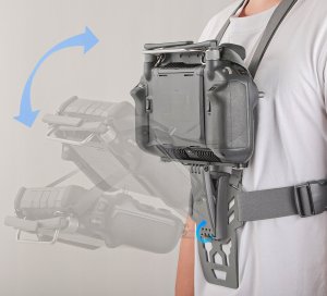 SunnyLife Szelki Uchwyt Pasek Na Szyję Ramię Chest Mount Do Pilota Drona Dji Rc Plus / Zj844-d 8