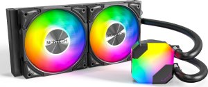 Chłodzenie wodne Montech Montech Hyper Flow ARGB AIO Wasserkühlung, schwarz - 240 mm 1