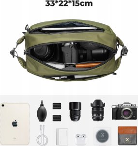Torba K+F Torba Fotograficzna Walizka Saszetka Etui Na Aparat Kamerę Telefon K&f10l / Kf13.157v2 7