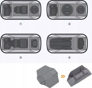 Torba K+F Torba Fotograficzna Walizka Saszetka Etui Na Aparat Kamerę Telefon K&f10l / Kf13.157v2 10