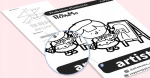 Drukarka etykiet Phomemo Phomemo M04 As Mini Drukarka Termiczna Bluetooth Do Notatek Naklejek Etykiet Zdjęć Grafik / 15-110mm / 300dpi 6