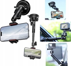 Ulanzi Przyssawka Uchwyt Szyba Monopod 13cm Aparat Kamera Telefon 1/4 Gopro / Ulanzi Zj01 15