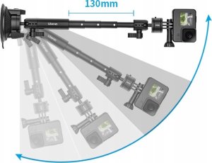 Ulanzi Przyssawka Uchwyt Szyba Monopod 13cm Aparat Kamera Telefon 1/4 Gopro / Ulanzi Zj01 10