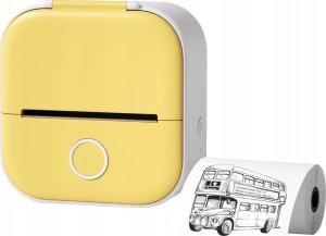 Drukarka etykiet Phomemo Phomemo T02 Drukarka Termiczna Bluetooth Do Zdjęć Naklejek Notatek Etykiet / Żółty 2