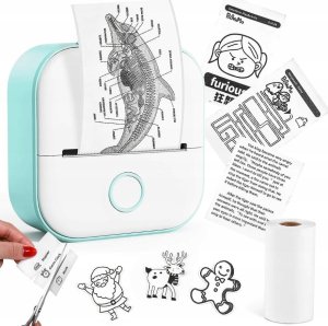 Drukarka etykiet Phomemo Phomemo T02 Drukarka Termiczna Bluetooth Do Zdjęć Naklejek Notatek Etykiet / Żółty 7