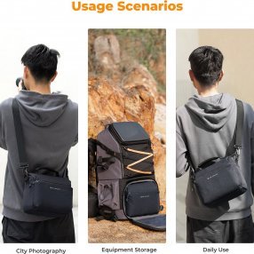 Torba K+F Kabura Torba Fotograficzna Foto Sling Na Aparat Dslr Dron Kamerę Gimbal K&f / Kf13.179v1 8