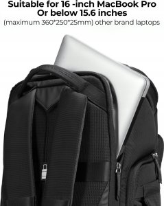 Plecak K+F Plecak Fotograficzny 25l Torba Foto Na Aparat Do Canon Nikon Alpha Air / Kf13.128v4 / Czarny 4