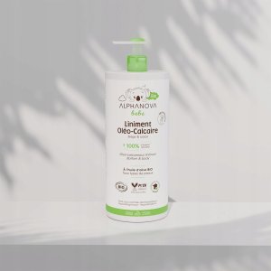 Alphanova Bebe Alphanova Bebe Bio, Emulsja oczyszczająca z kompleksem pielęgnacyjnym do okolic pieluszkowych, 900ml 2