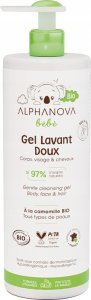 Alphanova Bebe Alphanova Bebe Bio, Delikatny żel myjący dla niemowląt 2 w 1, 400ml 1