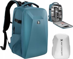 Plecak K+F Plecak Fotograficzny Foto Na Aparat Lustrzankę Dslr Do Canon Nikon Sony  K&f / Kf13.134v2 Niebieski 3