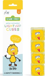 Glo Pals Glo Pals, Kostki sensoryczne świecące w wodzie - Wielki Ptak, 4 szt. 4