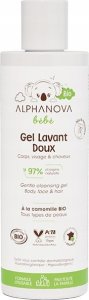 Alphanova Bebe Alphanova Bebe Bio, Delikatny żel myjący dla niemowląt 2 w 1, 200ml 1