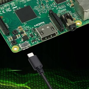 Zasilacz do laptopa Qoltec Ładowarka Qoltec Super FAST PD do Raspberry PI 4 | USB-C | 15W | 5V | 3A | Czarna 5