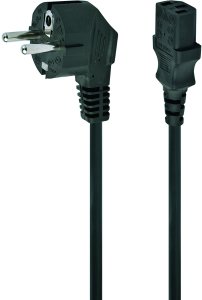 Kabel zasilający Gembird GEMBIRD kabel zasilający komputerowy Euro/IEC C13 1m 1