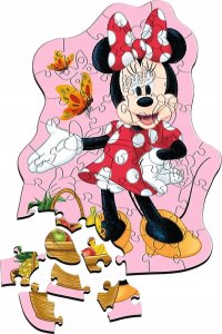 Trefl Puzzle drewniane Disney Wesoła Minnie 50 elementów (20279) 2