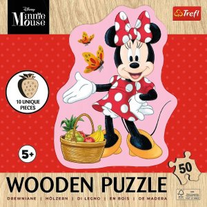 Trefl Puzzle drewniane Disney Wesoła Minnie 50 elementów (20279) 3